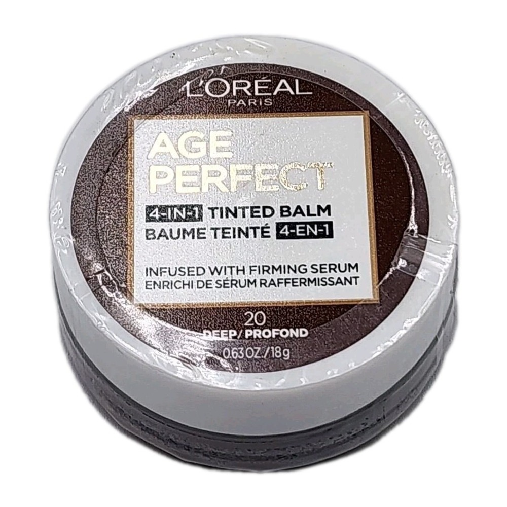 LOreal Paris Age Perfect 4 in 1 Tinted Balm 20 Deep Infused w‎ Firming Serum New